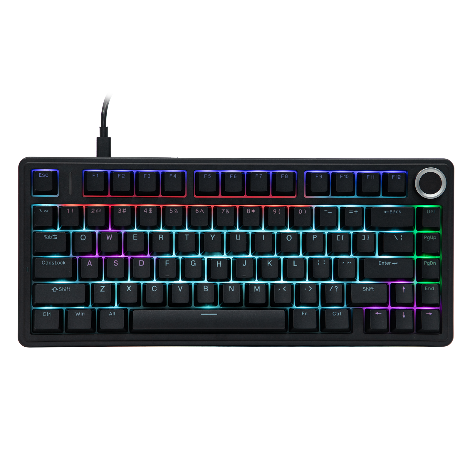 AULA F75 - Teclado mecánico RGB compacto