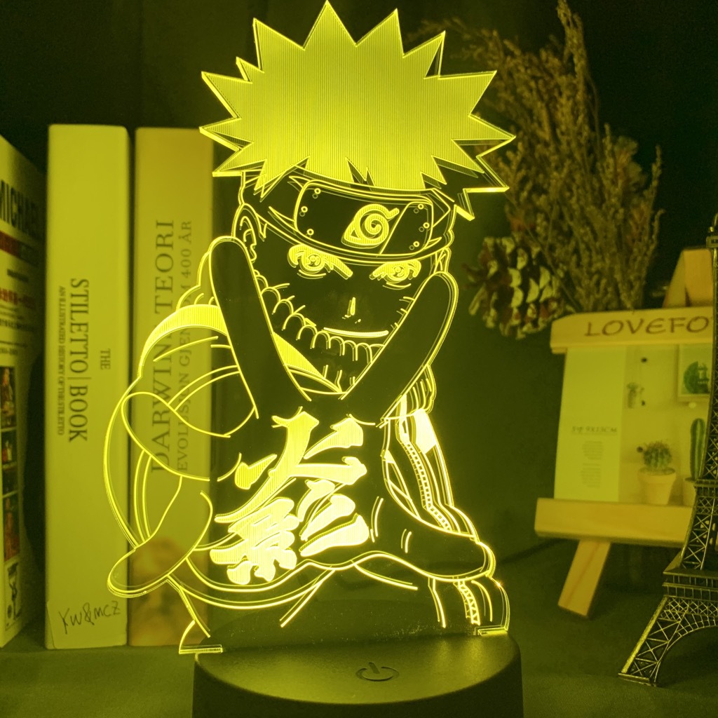 Anime LED Lamp - Lámpara decorativa para setup gamer
