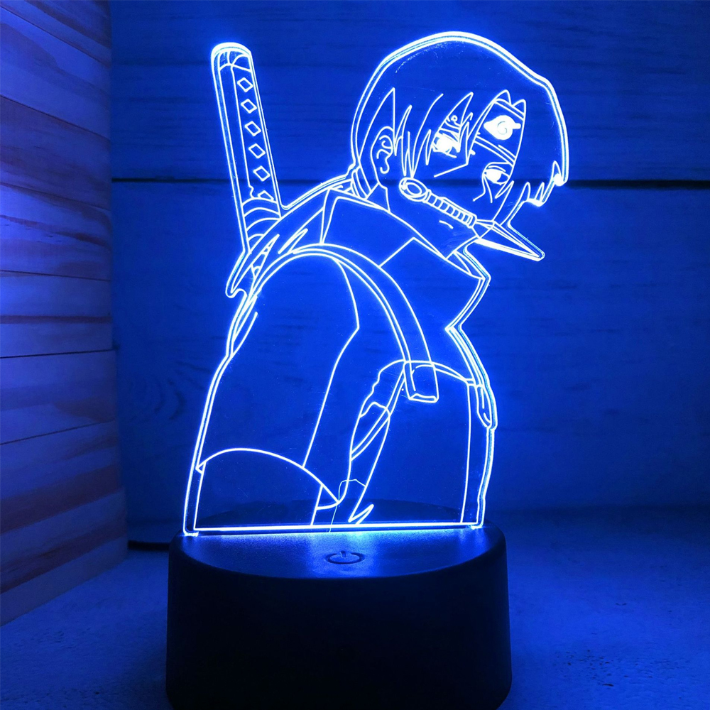 Anime LED Lamp - Lámpara decorativa para setup gamer