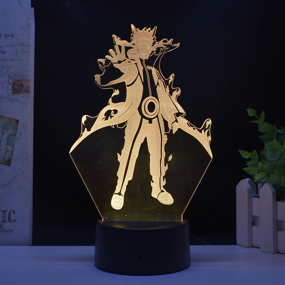 Anime LED Lamp - Lámpara decorativa para setup gamer