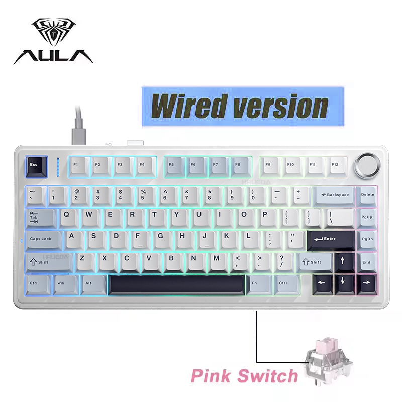 AULA F75 - Teclado mecánico RGB compacto