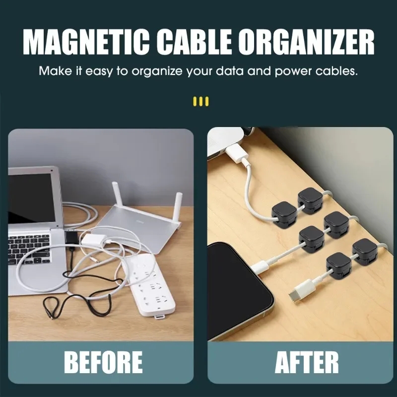 Soporte de Cable con Clip magnético